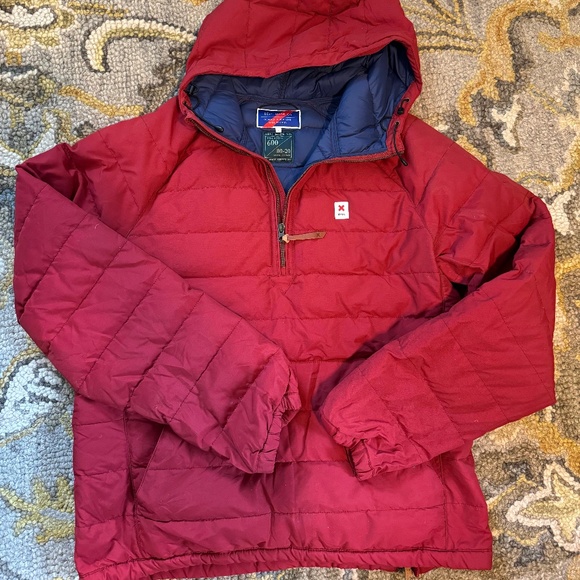 Best Made Co Rare Red Classic 850-Fill Down Pullover Coat - Men's Large - Picture 1 of 3